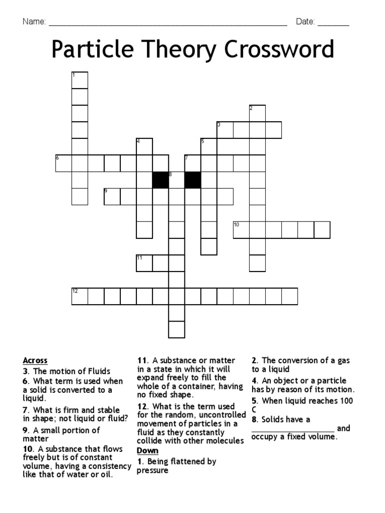 Particle Theory Crossword 26ac1d 616338bc PDF