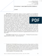 Justicia Constitucional y Argumentación Jurídica - Grandez