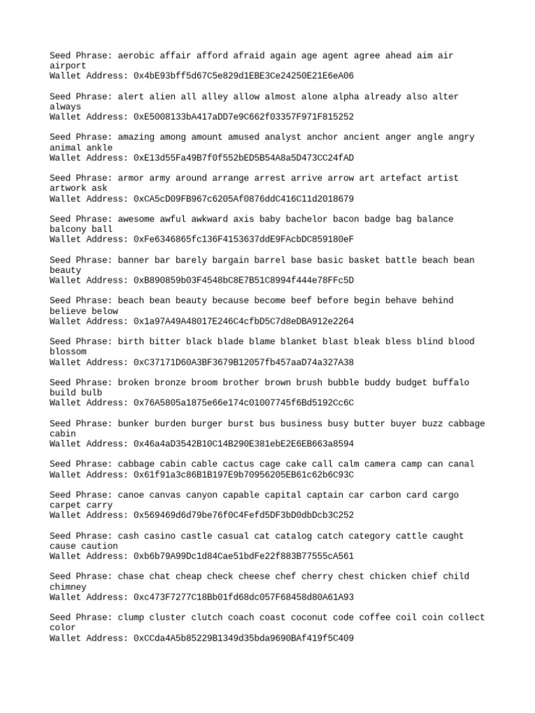 All Wallets | PDF | Computers