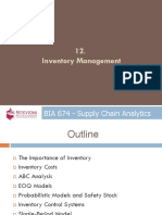 SCA 12 - Inventory management