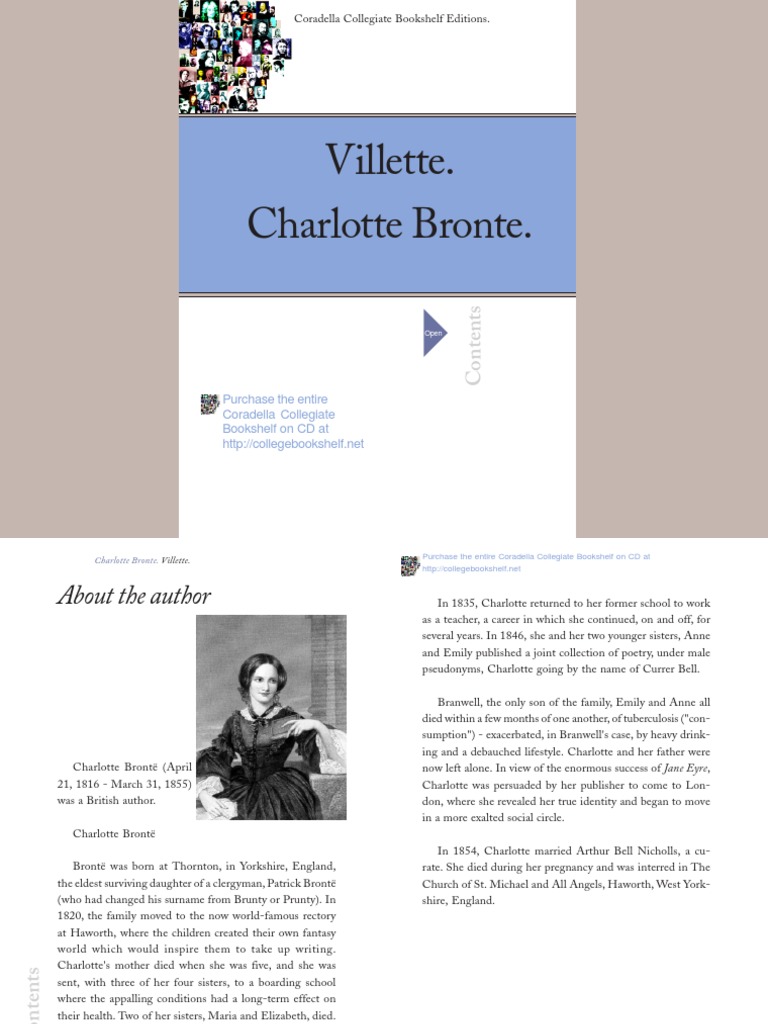 Villette by Charlotte Brontë | PDF | Charlotte Brontë