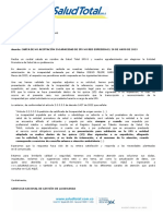 M-Gint-F498 Carta de No Aceptación Incapacidad de Ips No Red Expedida El 20-05-23 - 1110538957