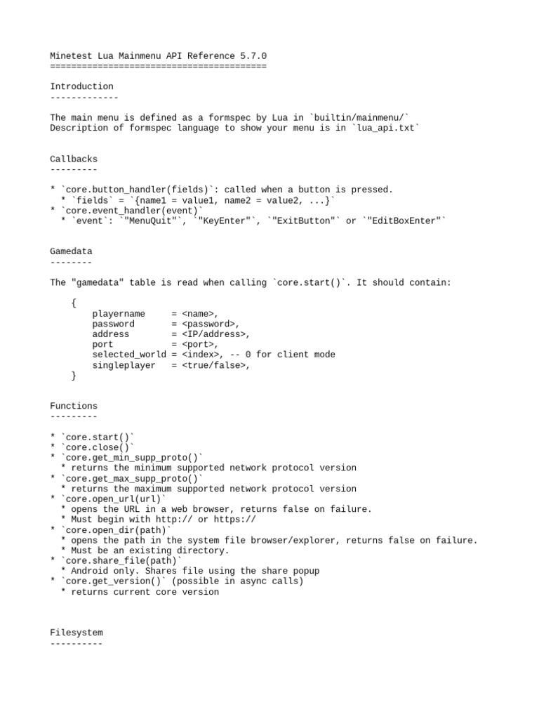 Menu lua api pdf hypertext transfer protocol software engineering