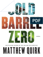 Cold Barrell Zero - Matthew Quirk