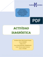 prueba diagnostica tarea 1 aprendizaje II