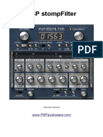 PSP StompFilter Operation Manual