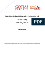 Beee (G2ua120b) Lab Manual