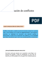 Resolución de Conflictos