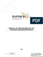 Resolución #155-2022-SUNARP - SN - Manual de Operaciones de Los Órganos Desconcentrados