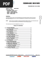Firmware History Ricoh Aficio 20902105