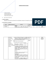 Informe de Reporte de Sesión