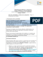 Guía de actividades y rúbrica de evaluación - Unidad 3 - Fase 5 - Presentación del diseño