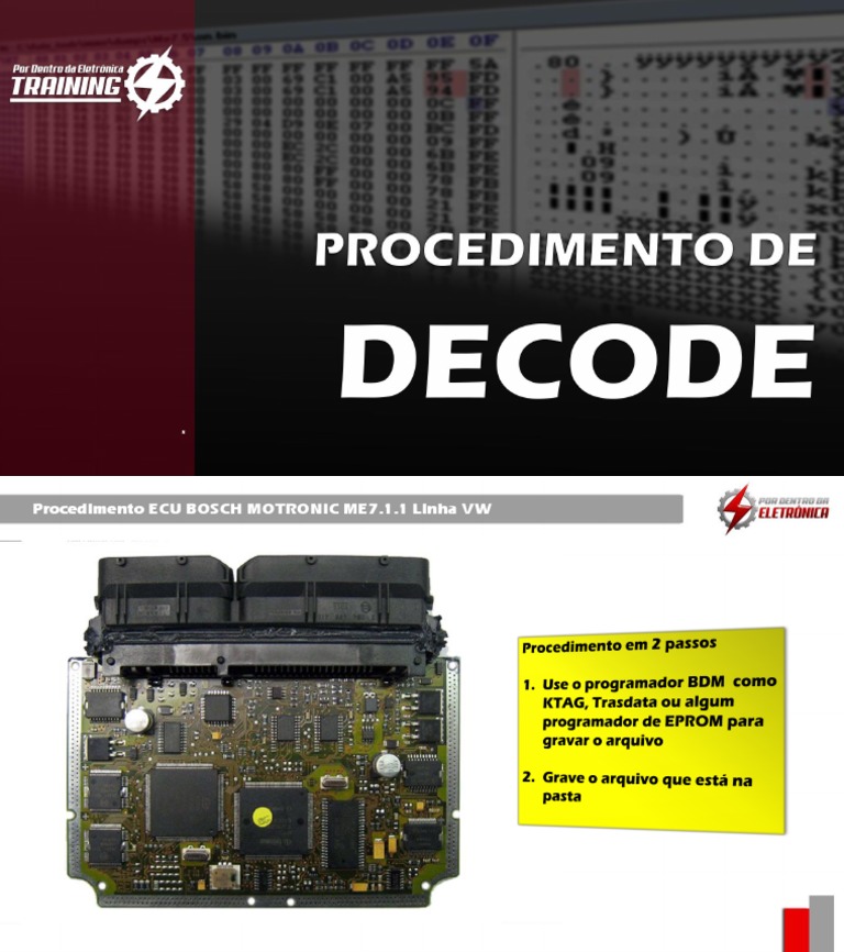 Procedimento de Decode Bosch Me7.1.1 PDF