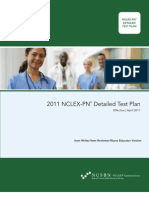 2011 NCLEX PN Detailed Test Plan - Educator