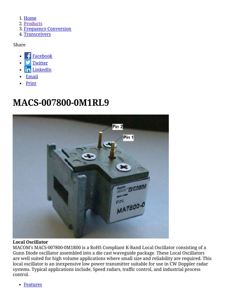 Product Detail Macs0078000m1rl9 PDF