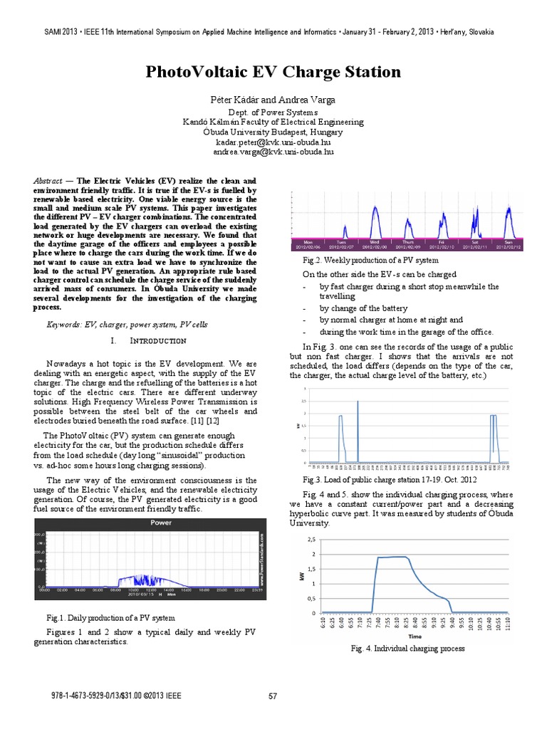PV Solutions for Electric Vehicle Charging | PDF | Photovoltaics | Thin ...