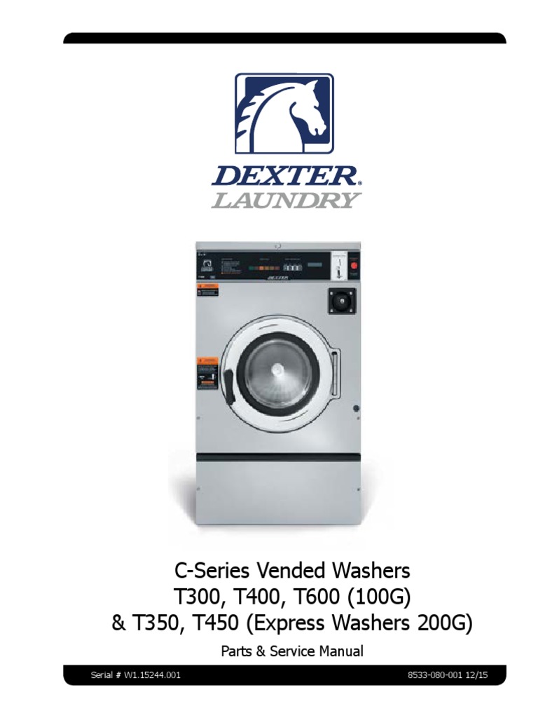 Despiece y Manual Laundry Dexter T600 PDF Washing Machine