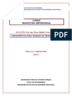 Semana 6 Lineamientos Trabajo de Investigacion