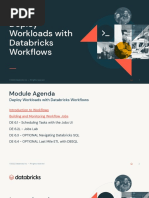 De Mod 5 Deploy Workloads With Databricks Workflows