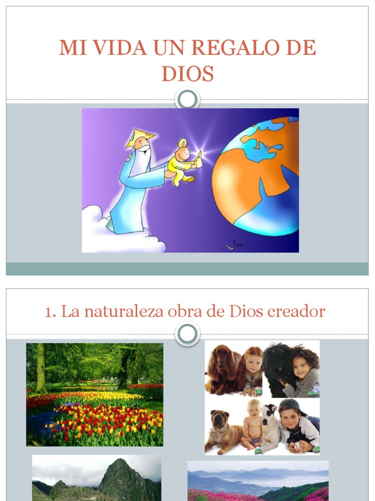 Mi Vida Un Regalo de Dios | PDF