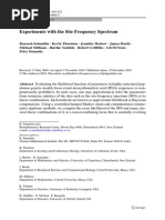 Experiments With The Site Frequency Spectrum: Raazesh Sainudiin Michael Stillman Peter Donnelly