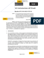 Tribunal de Contrataciones Del Estado: Resolución #2310-2023-TCE-S1