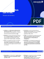 Desarrollo Web Con HTML: Glosario de Términos
