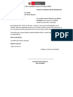 SOLICITO PERMISO POR ONOMÁSTICO AMAUTA - Perú