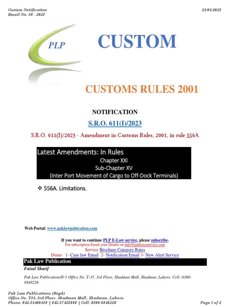 153 94 Customs Notification _ Amend notification No. 153/94-Customs ...