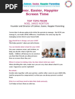 Calmer Easier Happier Screen Time Advice