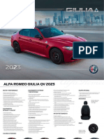 Alfa Romeo Giulia QV 2023 Ficha Tecnica