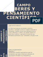 Saberes y Pensamiento Cientifico