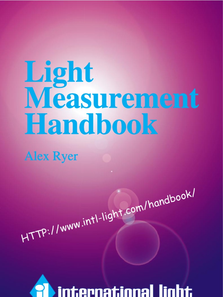 Light Measurement Handbook 1997 Lens (Optics) Ultraviolet