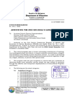 Division Memorandum No. 540, s.2022