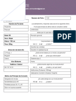 Plantilla de Historia Clínica