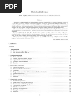 ♡ Statistical Inference | PDF | Statistics | Variance