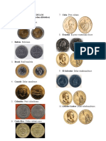 Lista Con Las Monedas de Los Paises de America