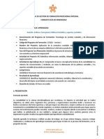 Proceso de Gestion de Formación Profesional Integral Formato Guía de Aprendizaje