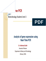 Analysis of Gene Expression Using Real-Time PCR