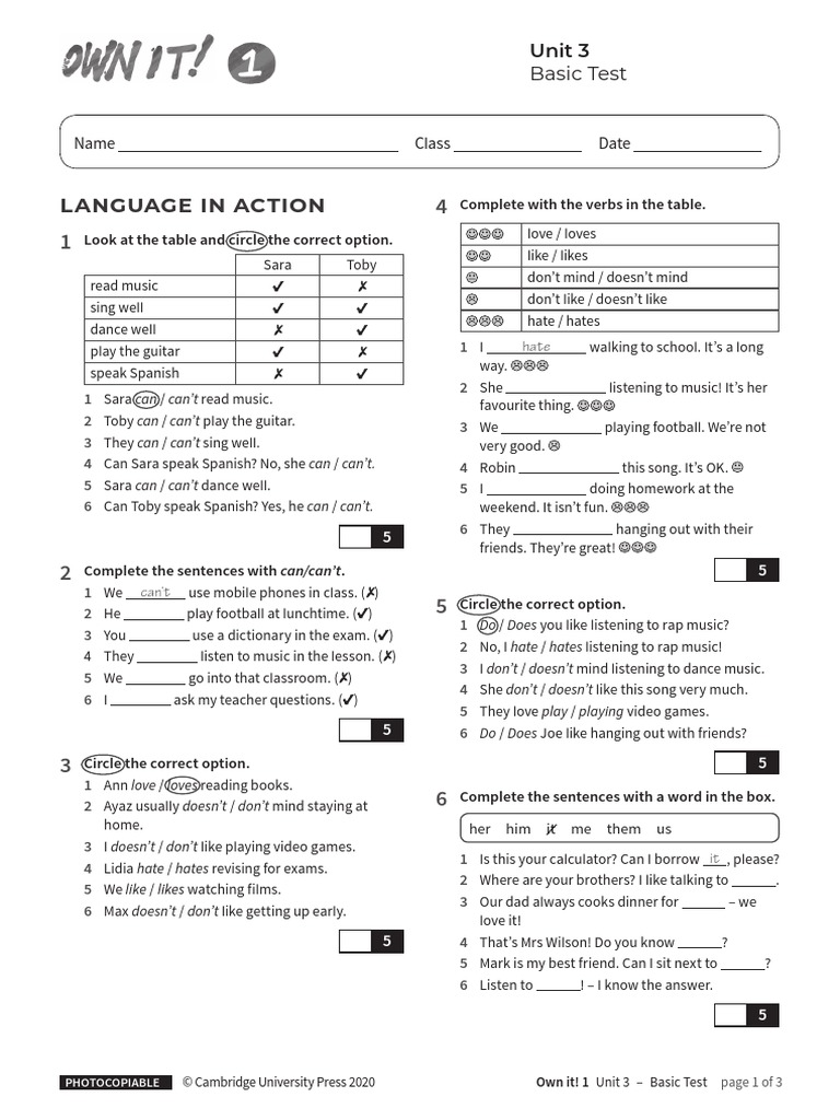 Unit 3 Basic Test Overview | PDF | Schools | Educational Technology