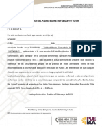 Carta de Autorización Operacion Hormiga