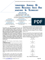 Lexical Analyzer Using DFA by Ingale, Vayadande, Verma, Yeole, Zawar and Jamadar