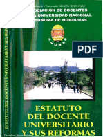Estatuto Del Docente Universitario