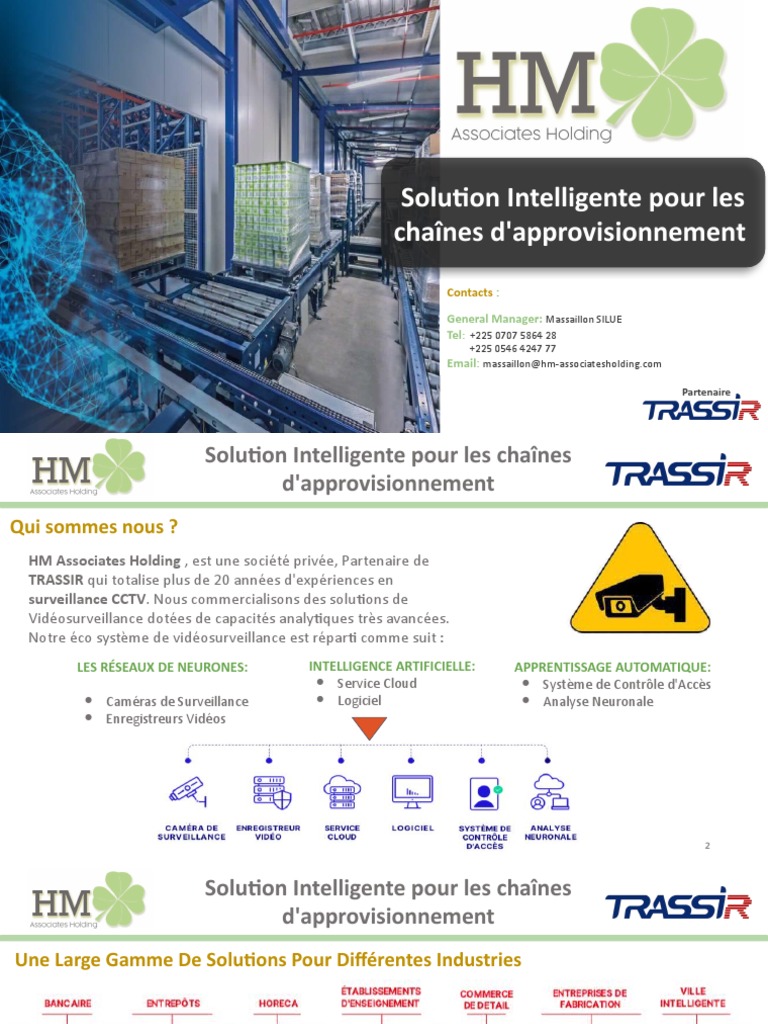 Image showcasing HM Associates Holding Smart Supply Chain Solution | PDF | Télévision en ...