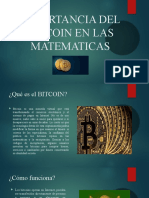 Importancia Del Bitcoin y Las Matematicas