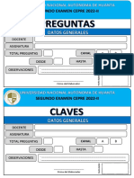 Formato de Asignaturas y Claves