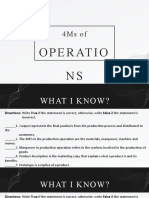 12 Ms of Operations True