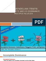 3.4 - Non-Mendelian Traits - Incomplete and Co-Dominance, Multiple Alleles