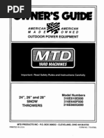 Download MTD 95 Snow Blower Manual by reallydude SN64875096 doc pdf