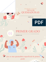 Tipos de Quemaduras-Proyecto Integrador